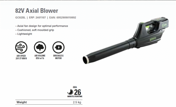Greenworks Commercial 82V Axial Blower - Image 2